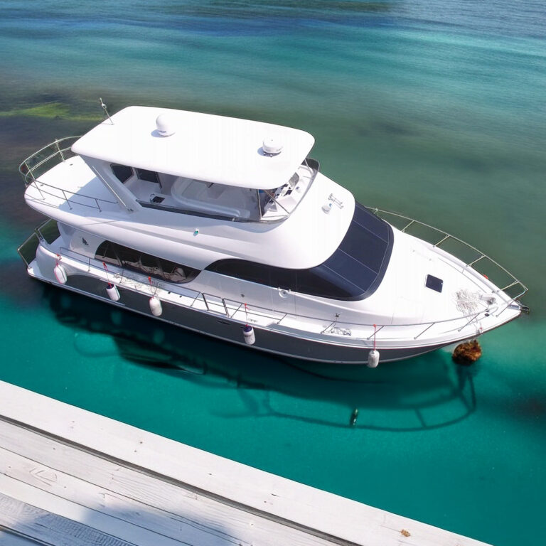 55.77-foot Luxury Private Yacht with Outboard Engine for Family Sightseeing Sport Fishing & Leisure Cruises