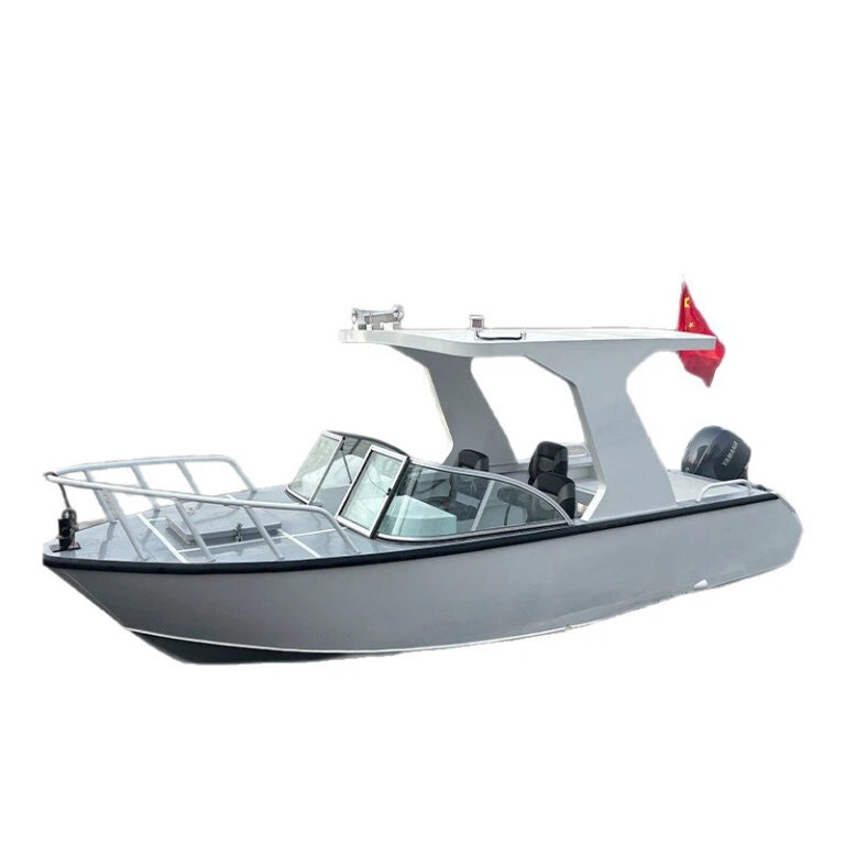 Aluminum Alloy Outdoor Open Top Speedboat Yacht Open Top High-speed Speedboat Leisure Fishing Boat Sea Yacht