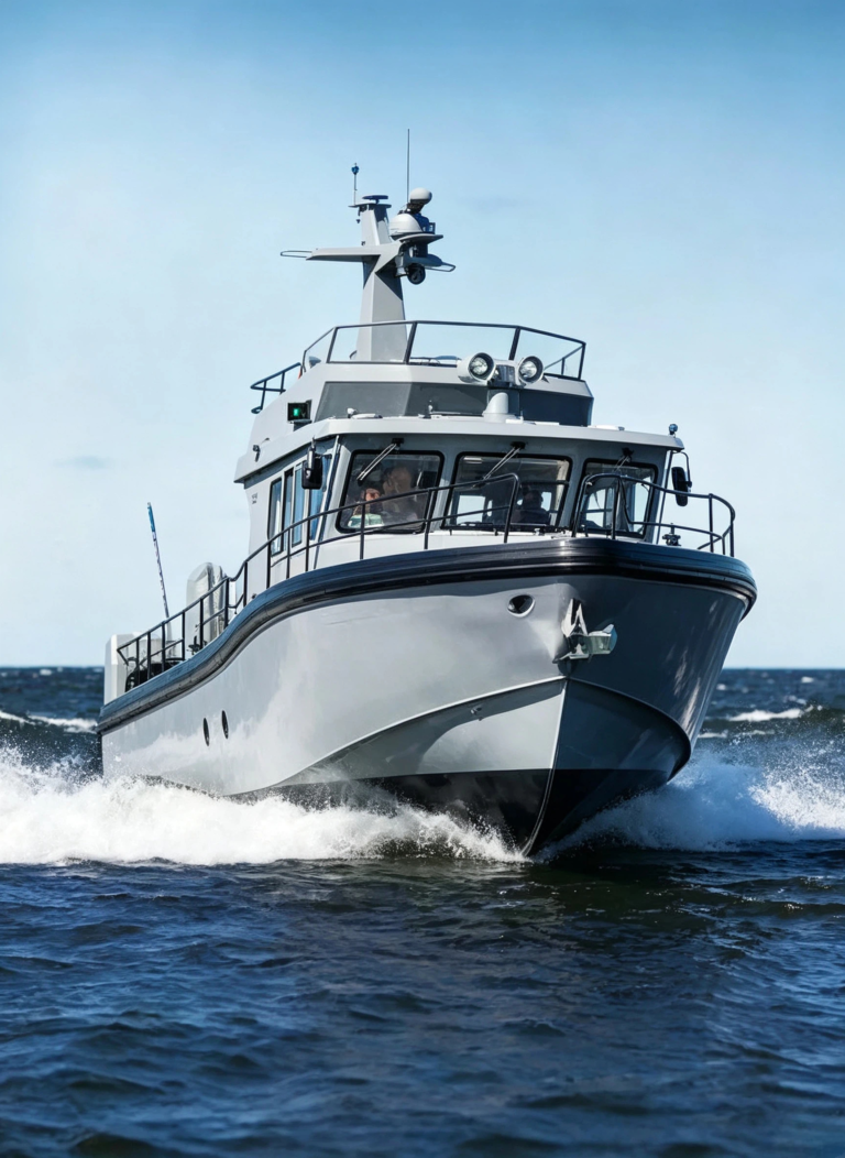 Aluminum Alloy Patrol pilot Yacht Leisure Fishing Speedboat Small Sightseeing Boat