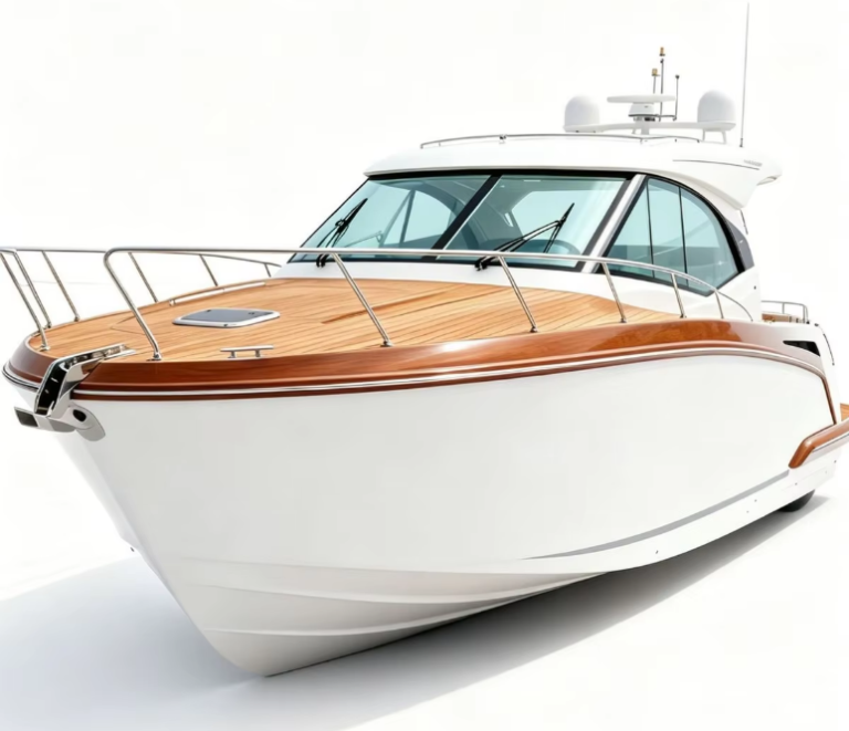 Small Fiberglass Reinforced Plastic Outboard Speedboat Yacht  8-Person Fishing Tour Boat 200HP Motor 30-35 Knots  Sea-Fishing
